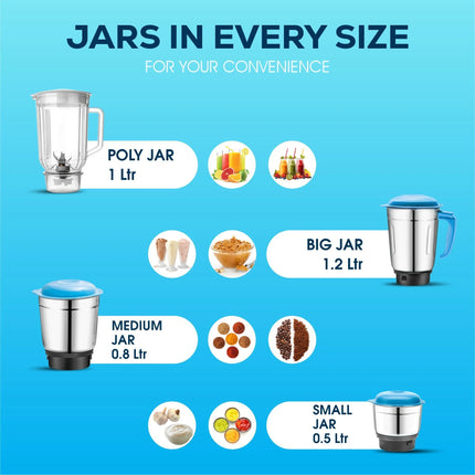 Moonstruck 550 Watt 4 Jar Mixer