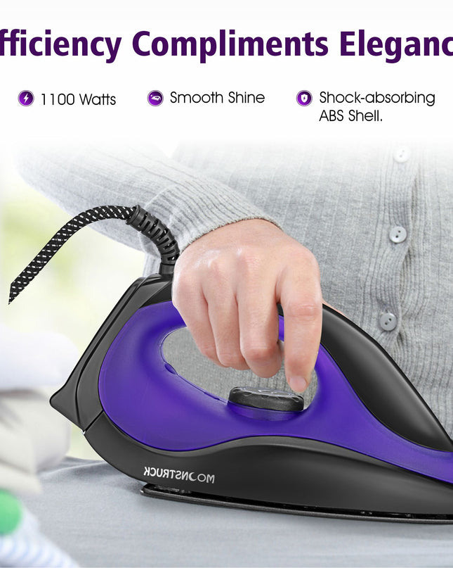 Moonstruck Lavex 1000 W Dry Iron (Purple)