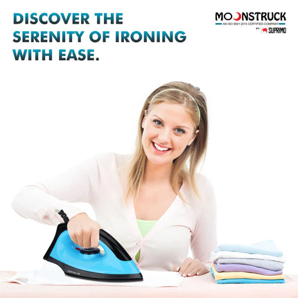 Moonstruck non stick dark blue 1000 W Dry Iron