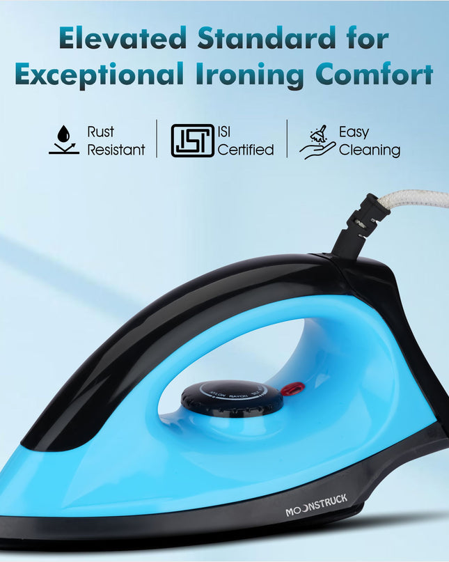 Moonstruck non stick dark blue 1000 W Dry Iron