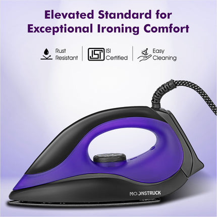 Moonstruck Lavex 1000 W Dry Iron (Purple)