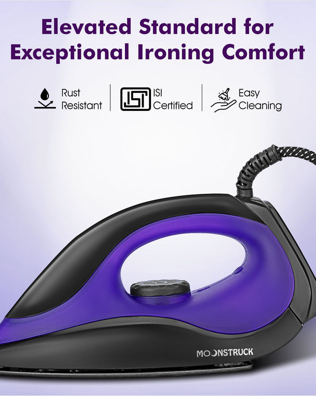 Moonstruck Lavex 1000 W Dry Iron (Purple)