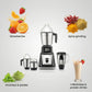 Moonstruck MegaMixer 1000W Juicer Mixer Grinder | 5 Jars | StealthDrive Motor | 2L Juicer Jar with Seed Extractor | LiveView Jar FREE | ISI Certified (Black)