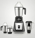 Moonstruck MegaMixer 1000W Juicer Mixer Grinder | 5 Jars | StealthDrive Motor | 2L Juicer Jar with Seed Extractor | LiveView Jar FREE | ISI Certified (Black)