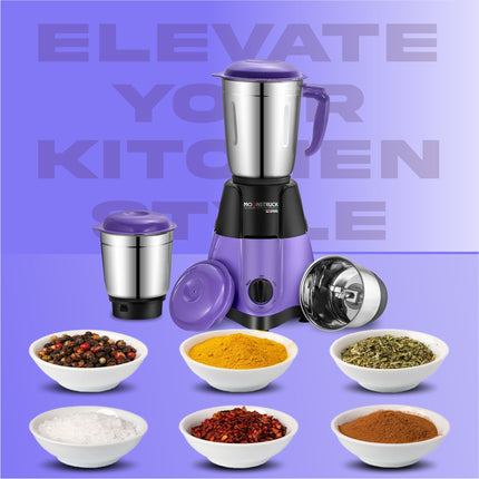 Moonstruck Star Purple 3 Jar Mixer Grinder 750 Watt