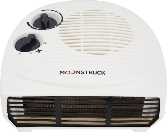 Moonstruck 2200W Room Heater | Fan-Forced Heating | 2 Heat Settings | Overheat Protection | ISI Certified | 2 Year Warranty (Black)