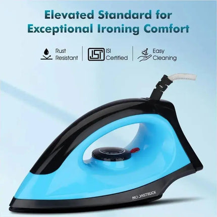 Moonstruck Cordless Designer Electric Kettle & Non Stick 1000W Dry Iron Combo – Stainless Steel, Fast Boil & Smooth Glide (Black & Blue, Pack 2))