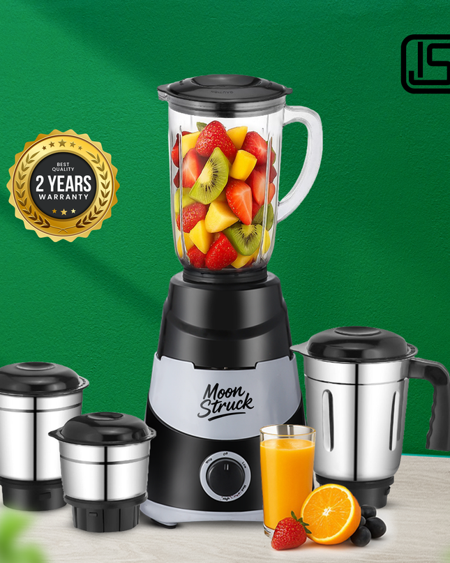 Moonstruck 900W 4 Jar Juicer Mixer Grinder