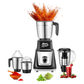 Moonstruck MegaMixer 1000W Juicer Mixer Grinder | 5 Jars | StealthDrive Motor | 2L Juicer Jar with Seed Extractor | LiveView Jar FREE | ISI Certified (Black)