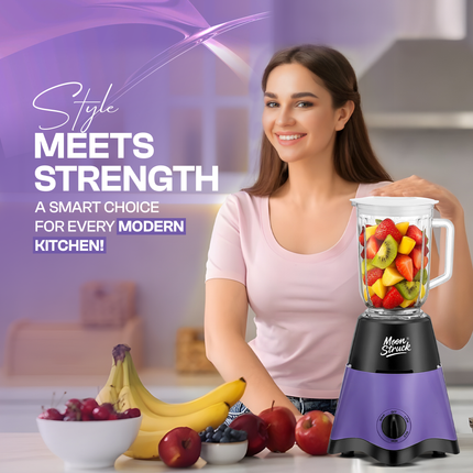 Moonstruck Purple 750 Watt Mixer Grinder with 4 Jars