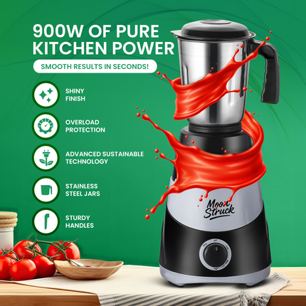 Moonstruck 900W 4 Jar Juicer Mixer Grinder