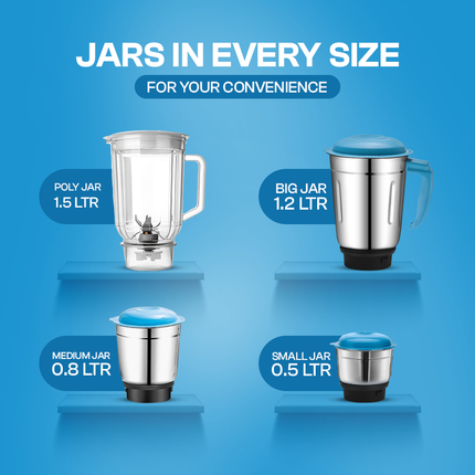 Moonstruck Chutney Poly 4 Jar Mixer