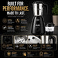 Moonstruck Kuro gray 700W mixer grinder with 2 jars, featuring a HeatShield motor, LiveView chutney jar, and anti-skid stability.