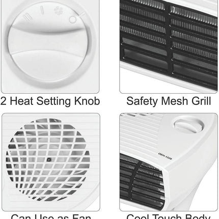 Moonstruck Hottest 2000 W Room Heater & Pure Copper Immersion Rod Combo – Fast, Safe & Energy-Efficient (Pack 2)